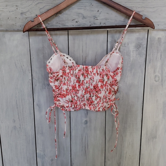 SOLD! Princess Polly Maddi Pink Floral Top Size 2 - Picture 5 of 11